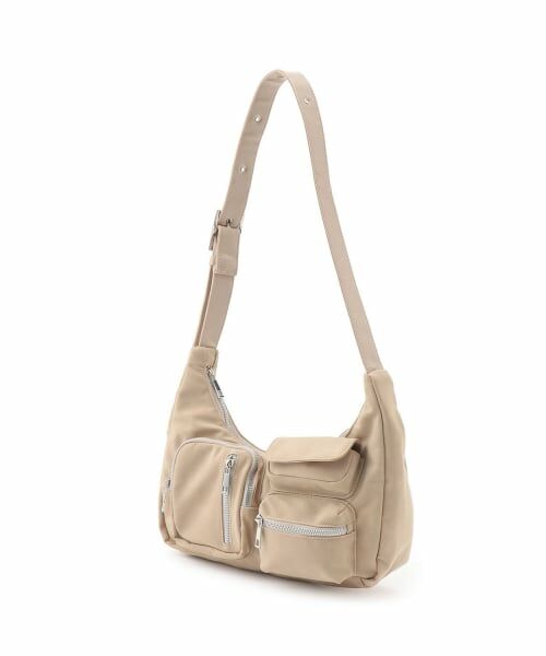Lovetoxic / ラブトキシック ショルダーバッグ | ポケットムーンショルダー（ベージュ）