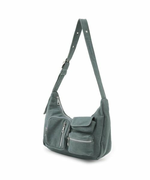 Lovetoxic / ラブトキシック ショルダーバッグ | ポケットムーンショルダー（ブルー）