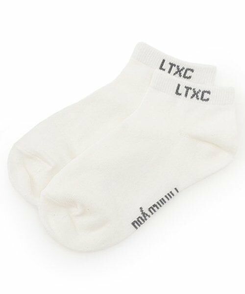 Lovetoxic / ラブトキシック ソックス | 【抗菌防臭】LTXCロゴスニーカー丈ソックス（白）