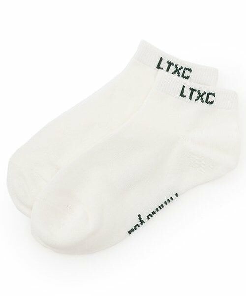 Lovetoxic / ラブトキシック ソックス | 【抗菌防臭】LTXCロゴスニーカー丈ソックス（モス グリーン）