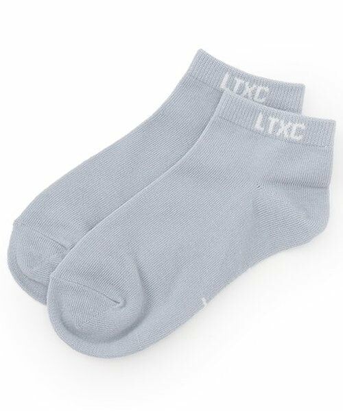 Lovetoxic / ラブトキシック ソックス | 【抗菌防臭】LTXCロゴスニーカー丈ソックス（サックス）