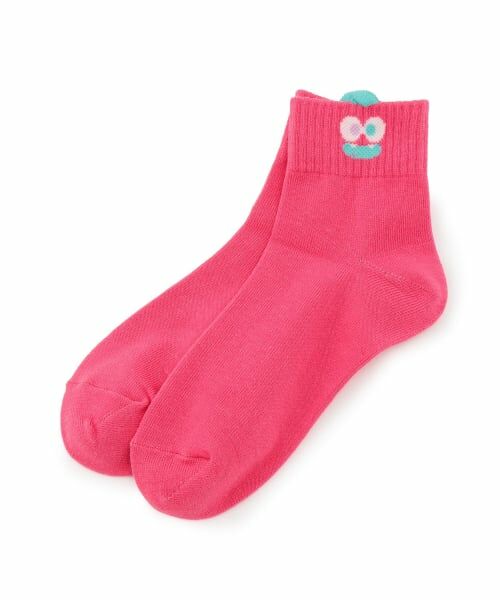 Lovetoxic / ラブトキシック ソックス | モンスタークルブシ丈ソックス（ピンク）