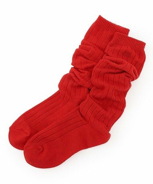 Lovetoxic / ラブトキシック ソックス | カラールーズソックス（赤）
