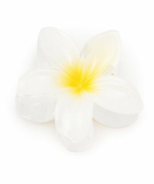 Lovetoxic / ラブトキシック ヘアピン | プルメリアバンスクリップ（白）