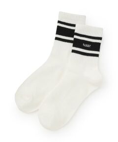 Lovetoxic / ラブトキシック ソックス | ライン刺しゅうクルーソックス