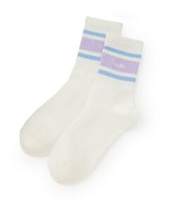 Lovetoxic / ラブトキシック ソックス | ライン刺しゅうクルーソックス