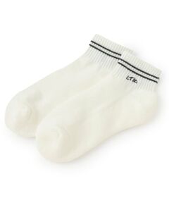 Lovetoxic / ラブトキシック ソックス | ロゴ刺しゅうクルブシ丈パイルソックス