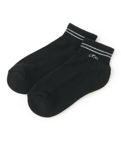 Lovetoxic / ラブトキシック ソックス | ロゴ刺しゅうクルブシ丈パイルソックス