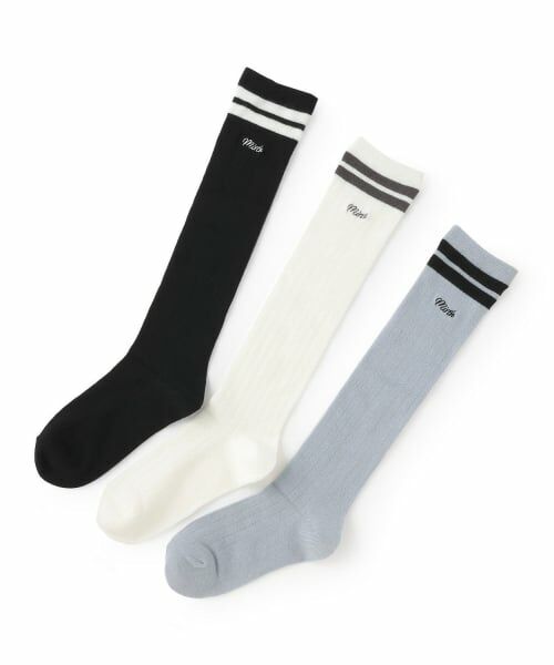 Lovetoxic / ラブトキシック ソックス | ラインリブハイソックス | 詳細2