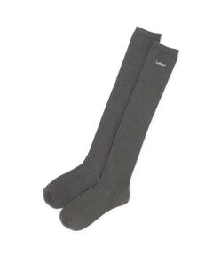 リブ刺しゅうニーハイソックス