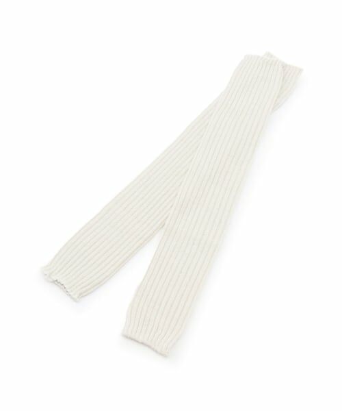 Lovetoxic / ラブトキシック レッグウォーマー | 2wayラメリブカバー（オフ ホワイト）