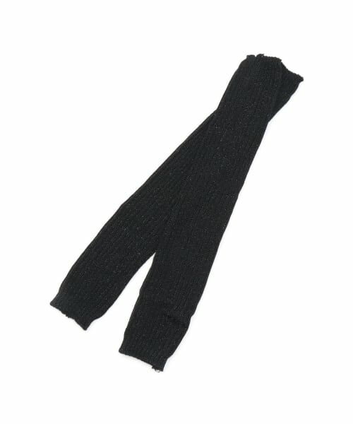 Lovetoxic / ラブトキシック レッグウォーマー | 2wayラメリブカバー（黒）