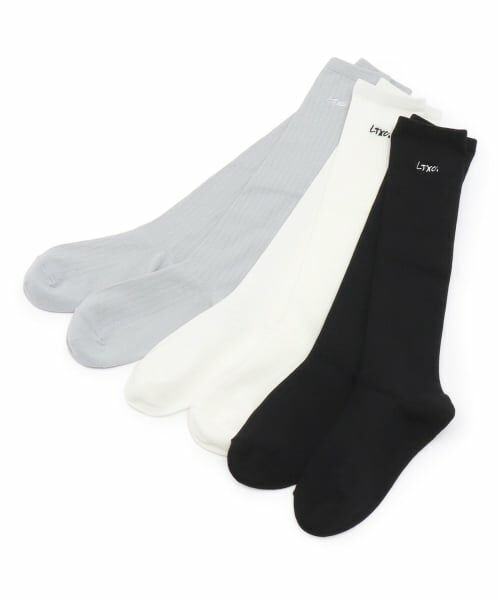 Lovetoxic / ラブトキシック ソックス | LTXC刺しゅうリブハイソックス | 詳細3