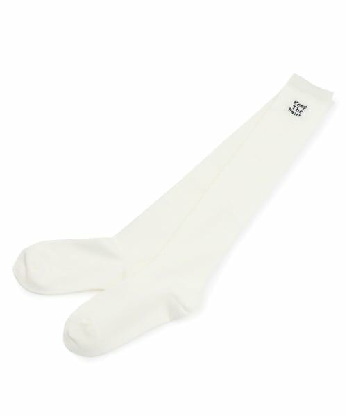 Lovetoxic / ラブトキシック ソックス | 3段シシュウニーハイソックス（オフ ホワイト）