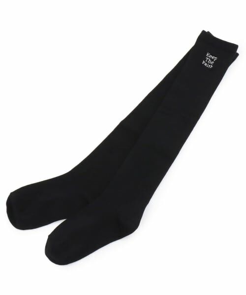 Lovetoxic / ラブトキシック ソックス | 3段シシュウニーハイソックス（黒）