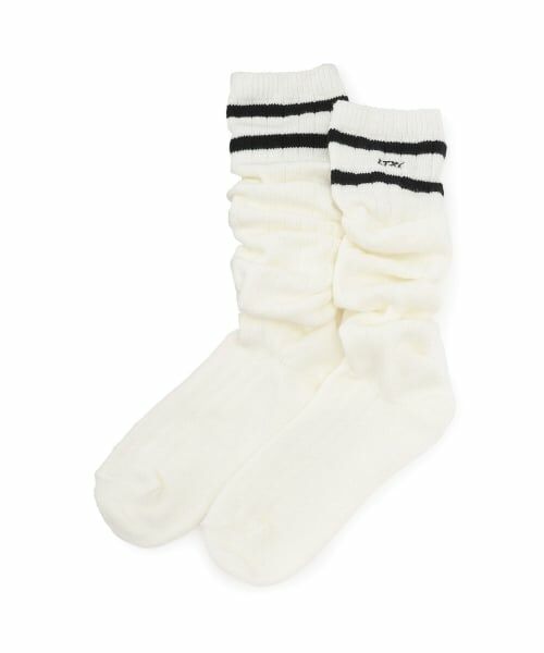 Lovetoxic / ラブトキシック ソックス | ラインルーズソックス（オフ ホワイト）