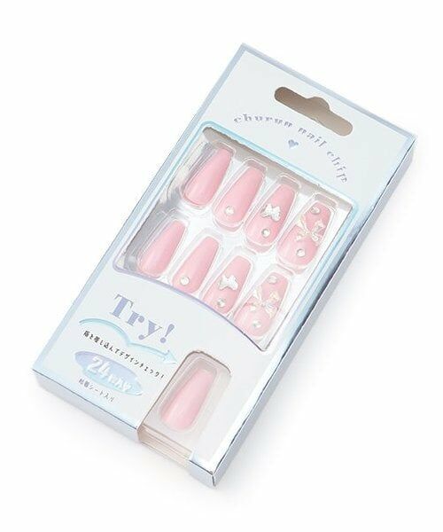 Lovetoxic / ラブトキシック その他コスメ | スクエアロングネイルチップ（ライト ピンク）