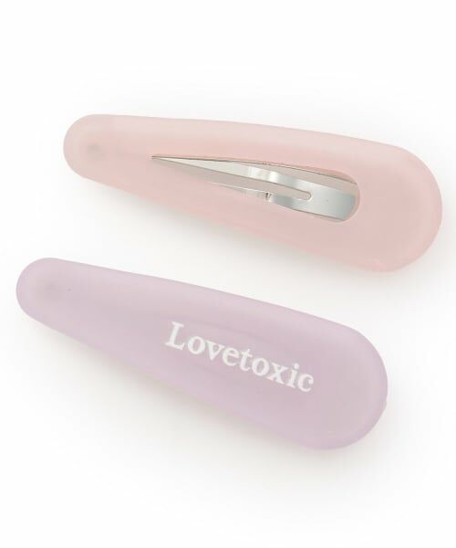Lovetoxic / ラブトキシック ヘアピン | シアーミニパッチンピン（ピンク）