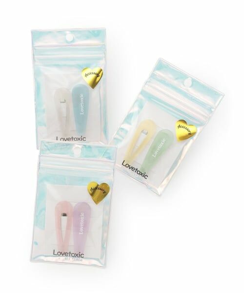 Lovetoxic / ラブトキシック ヘアピン | シアーミニパッチンピン | 詳細3