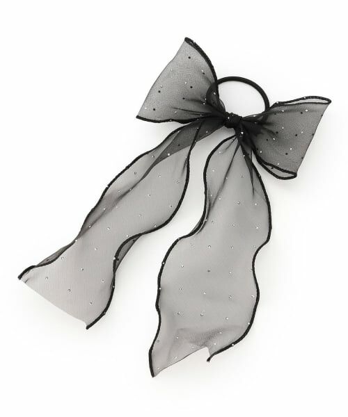 Lovetoxic / ラブトキシック ヘアゴム・シュシュ | キラキラリボンゴム（黒）