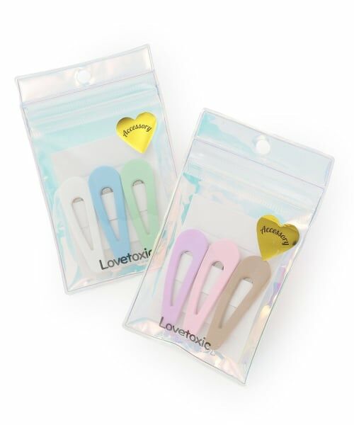 Lovetoxic / ラブトキシック ヘアピン | カラーミニパッチンピン | 詳細2