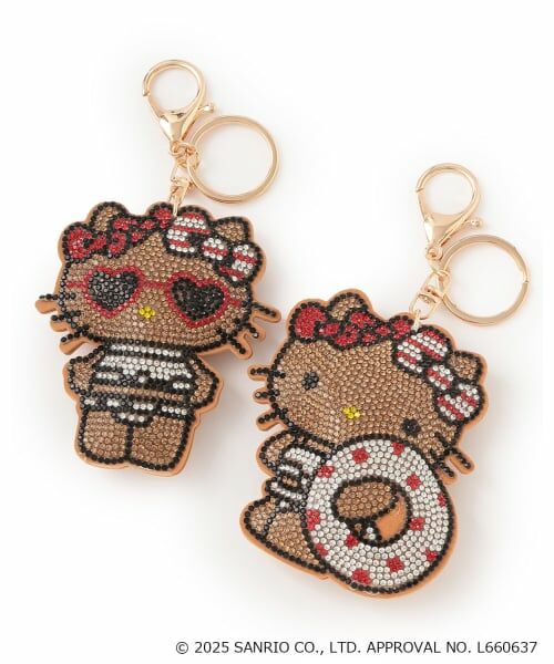 Lovetoxic / ラブトキシック キーホルダー・ストラップ | 【ハローキティ】日焼け キラキラキーチャーム | 詳細4