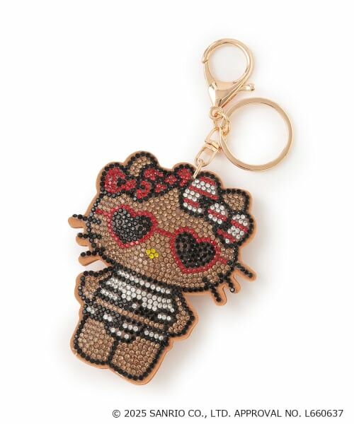 Lovetoxic / ラブトキシック キーホルダー・ストラップ | 【ハローキティ】日焼け キラキラキーチャーム（サングラス）