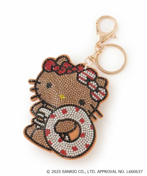 Lovetoxic / ラブトキシック キーホルダー・ストラップ | 【ハローキティ】日焼け キラキラキーチャーム（うきわ）