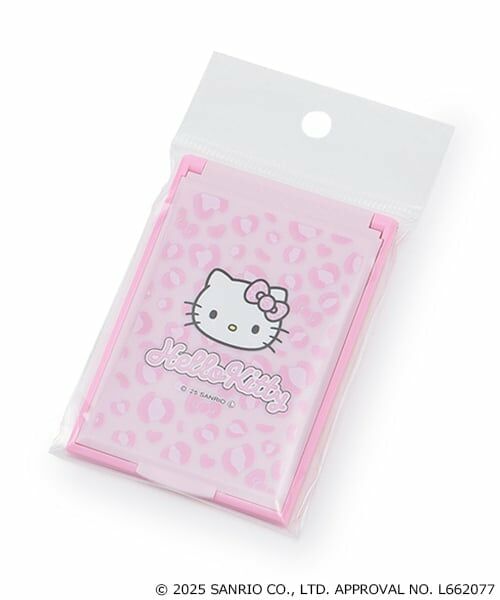 Lovetoxic / ラブトキシック その他小物 | 【ハローキティ】 ヒョウ柄ミニミラー（ピンク）