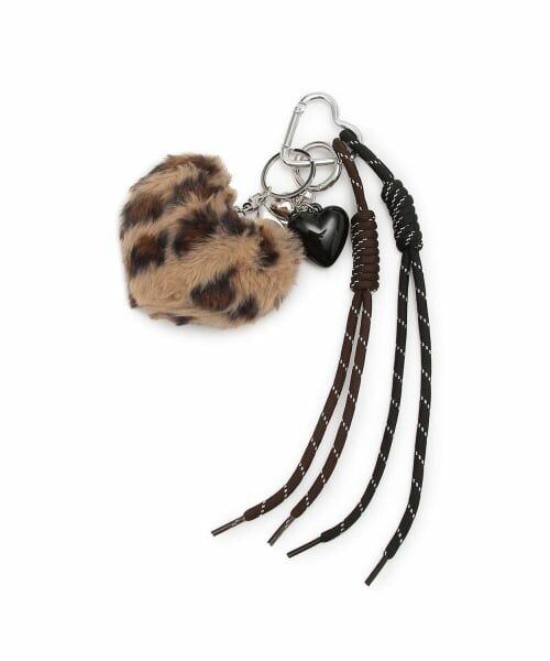 Lovetoxic / ラブトキシック チャーム | レオパードファーチャーム（茶）