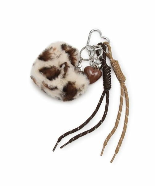 Lovetoxic / ラブトキシック チャーム | レオパードファーチャーム（ベージュ）