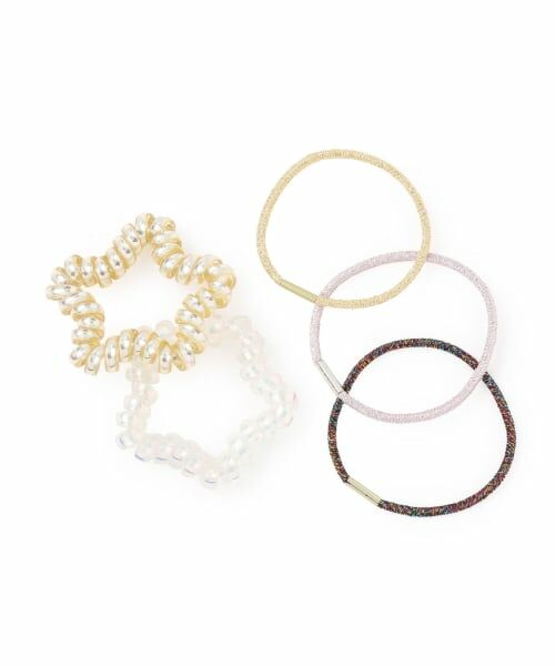 Lovetoxic / ラブトキシック ヘアゴム・シュシュ | キラキラヘアゴムセット（黄）