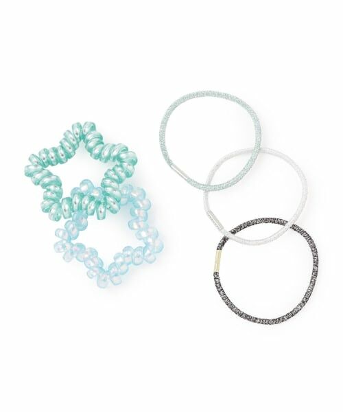 Lovetoxic / ラブトキシック ヘアゴム・シュシュ | キラキラヘアゴムセット（ライト ブルー）