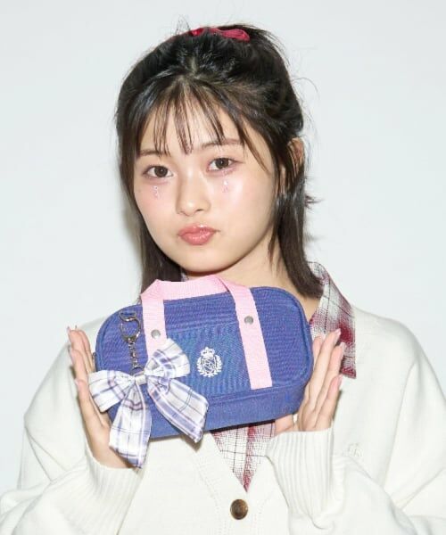 Lovetoxic / ラブトキシック ステーショナリー | 【ラブトキガールコラボ】スクバ型ペンポーチ（紺）