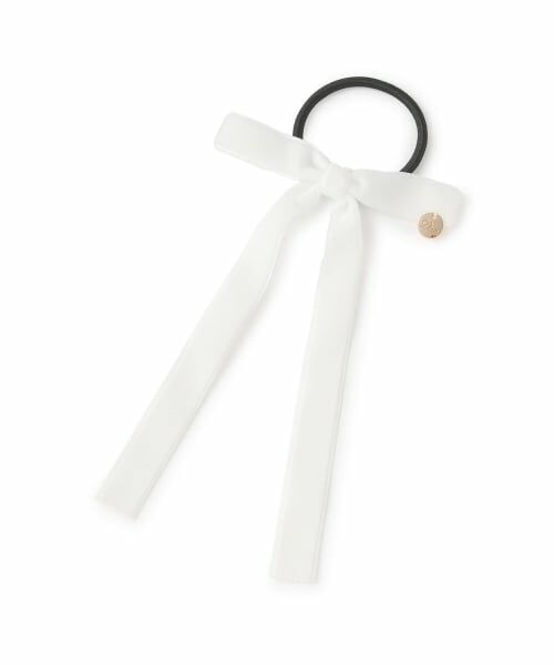 Lovetoxic / ラブトキシック ヘアゴム・シュシュ | ベロアリボンゴム（オフ ホワイト）