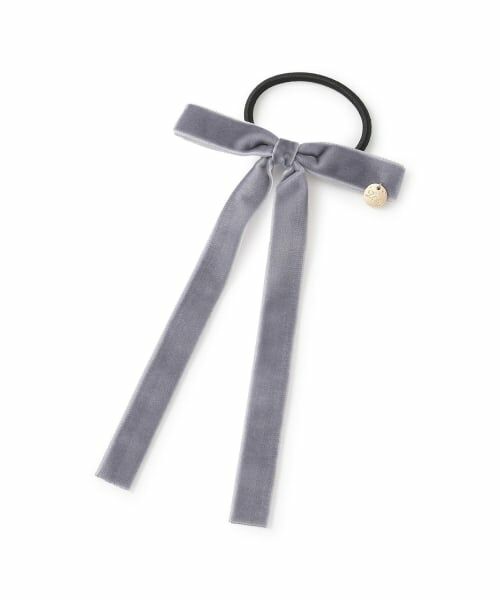 Lovetoxic / ラブトキシック ヘアゴム・シュシュ | ベロアリボンゴム（グレー）
