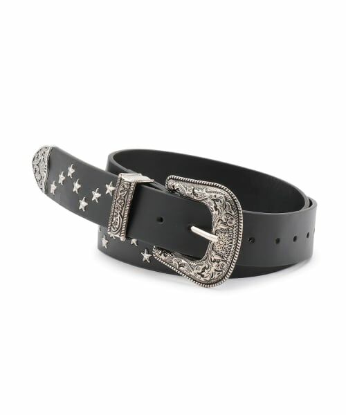 Lovetoxic / ラブトキシック ベルト・サスペンダー | ウエスタンスタッズベルト（黒）