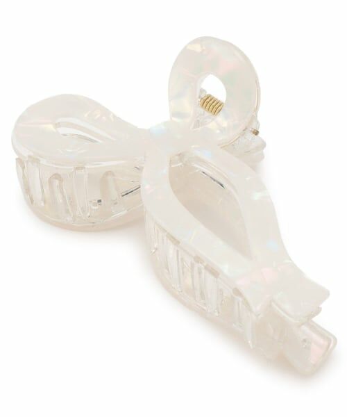 Lovetoxic / ラブトキシック ヘアピン | リボンバンスクリップ（アイボリー）