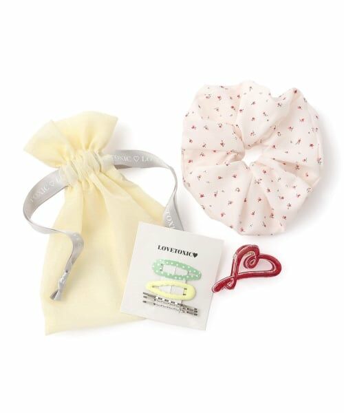 Lovetoxic / ラブトキシック ヘアゴム・シュシュ | アクセサリーセット（黄）