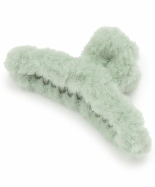 Lovetoxic / ラブトキシック ヘアピン | ファーバンスクリップ（グリーン）