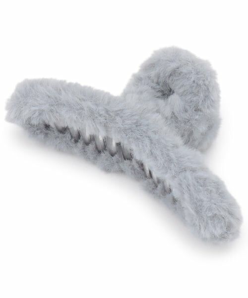 Lovetoxic / ラブトキシック ヘアピン | ファーバンスクリップ（グレー）