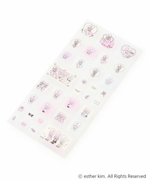 Lovetoxic / ラブトキシック ステーショナリー | 【eSTHeRBUNNY】タイルシール（オフ ホワイト）