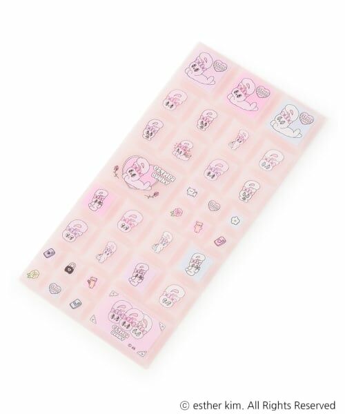 Lovetoxic / ラブトキシック ステーショナリー | 【eSTHeRBUNNY】タイルシール（ピンク）