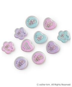 Lovetoxic / ラブトキシック ステーショナリー | 【eSTHeRBUNNY】おはじき風シール