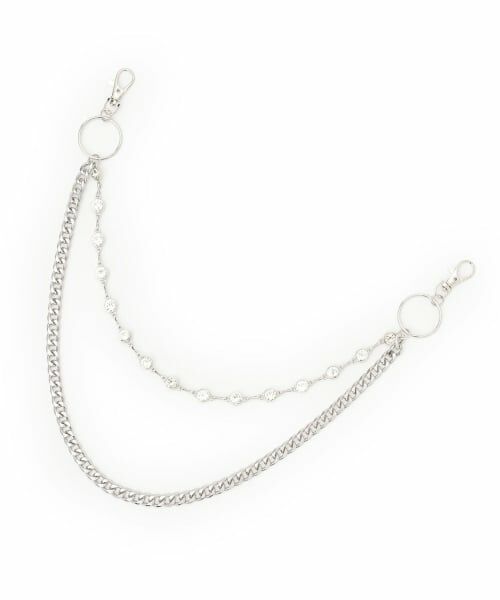 Lovetoxic / ラブトキシック ベルト・サスペンダー | 2wayモチーフチェーン（白）