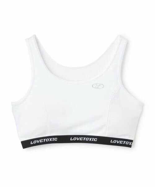 Lovetoxic / ラブトキシック ショーツ | DRYメッシュハーフトップ（白）