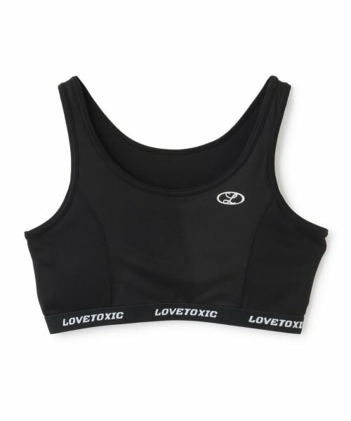 Lovetoxic / ラブトキシック ショーツ | DRYメッシュハーフトップ（黒）