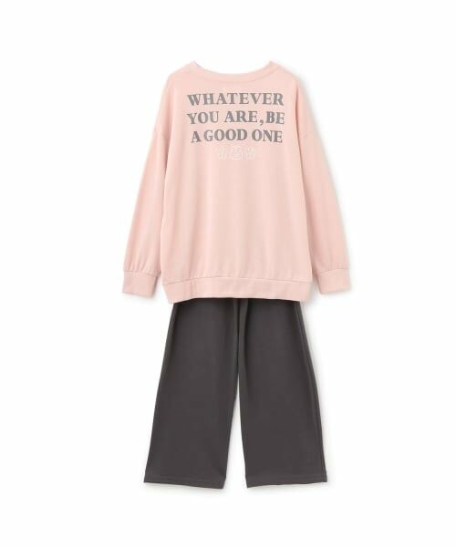 Lovetoxic / ラブトキシック ルームウェア | 【ルームウェア/パジャマ】Vネックミニ裏毛長袖トップス＆パンツセット | 詳細2