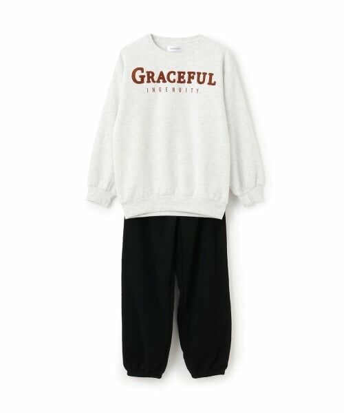 Lovetoxic / ラブトキシック ルームウェア | 【ルームウェア/パジャマ】裏起毛サガラロゴ長袖トップス＆パンツセット | 詳細2