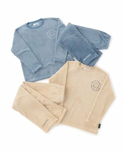 Lovetoxic / ラブトキシック ルームウェア | 【ルームウェア/パジャマ】アニマルサークル刺繍あったかトップス＆パンツセット | 詳細14